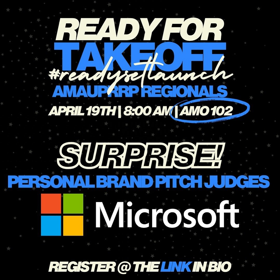 We 💙 @microsoft !! 💻🌟

Surprise, surprise! Here&rsquo;s your 2024 Regionals Personal Brand Pitch Competition judge! 🛸☄️

IMPORTANT:
There has been a room change! See you tomorrow at AMO 102!! 😎🪐