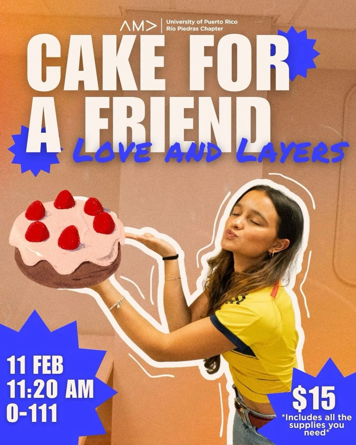 💖 CAKE FOR A FRIEND: Love &amp; Layers 🍰✨ 
Celebrate Valentine&rsquo;s Day the sweetest way possible, with love, frosting, and your favorite people! 💌
Join us for a fun, hands-on mini cake decorating experience where you can create a cake for a fr