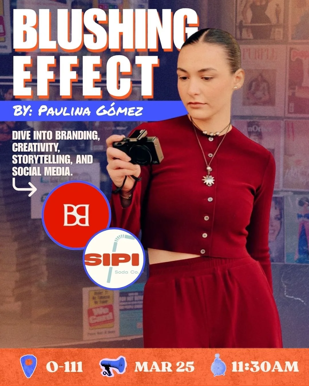 From creative ideas to real brand stories, from strategy to storytelling, this is what tomorrow&rsquo;s session will feel like.

Join us as Paulina G&oacute;mez takes us inside the world of branding, creativity, and social media.🚀💡

Every insight, 