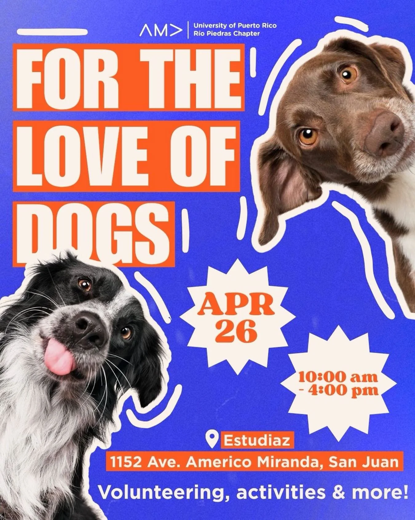 Spend a day making a difference🐾🧡

Join us as we partner with El Foster Club for a volunteer day dedicated to giving back, sharing love, and supporting their amazing dogs. From helping out with daily needs to simply spending time with them, every m