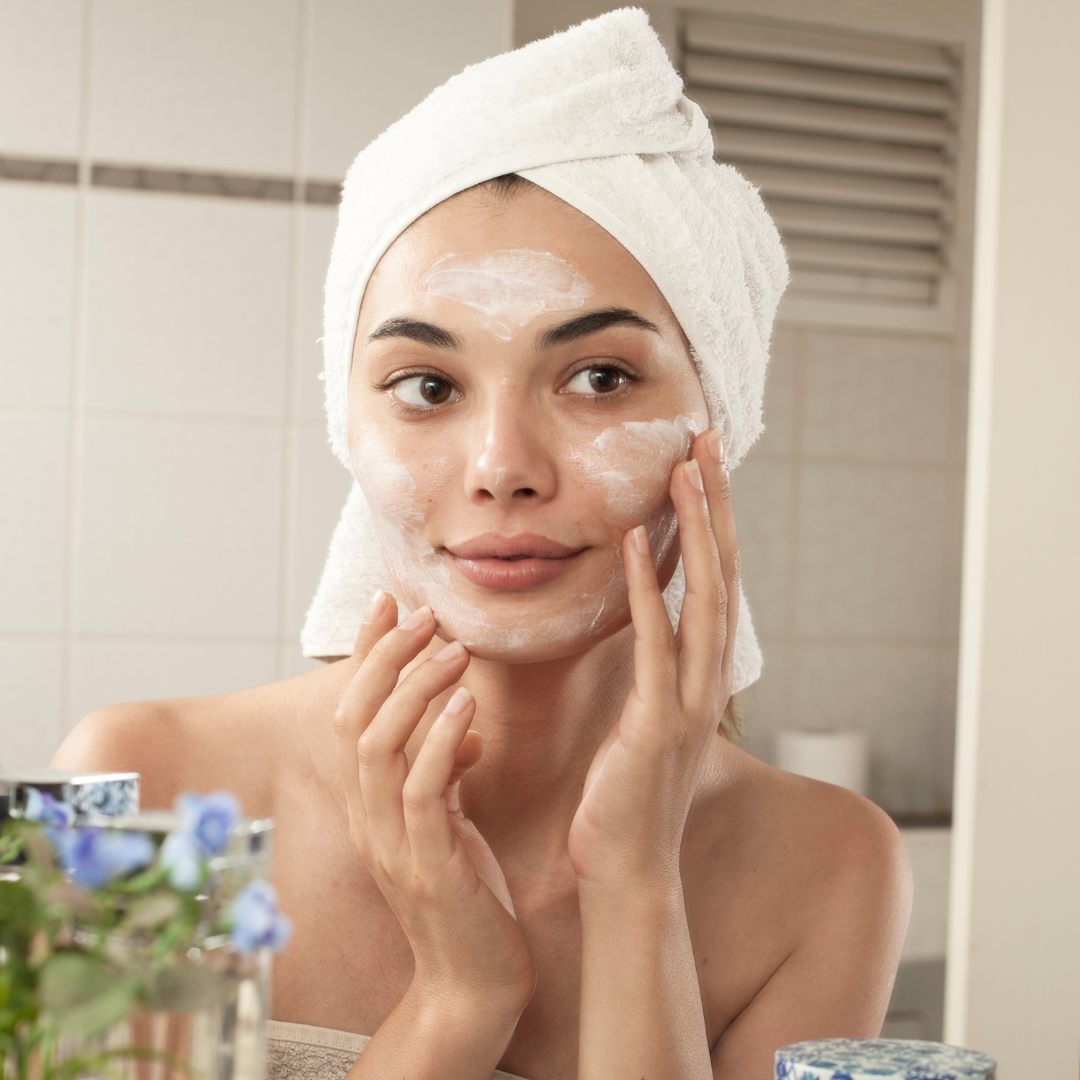 cleanse exfoliate moisturize