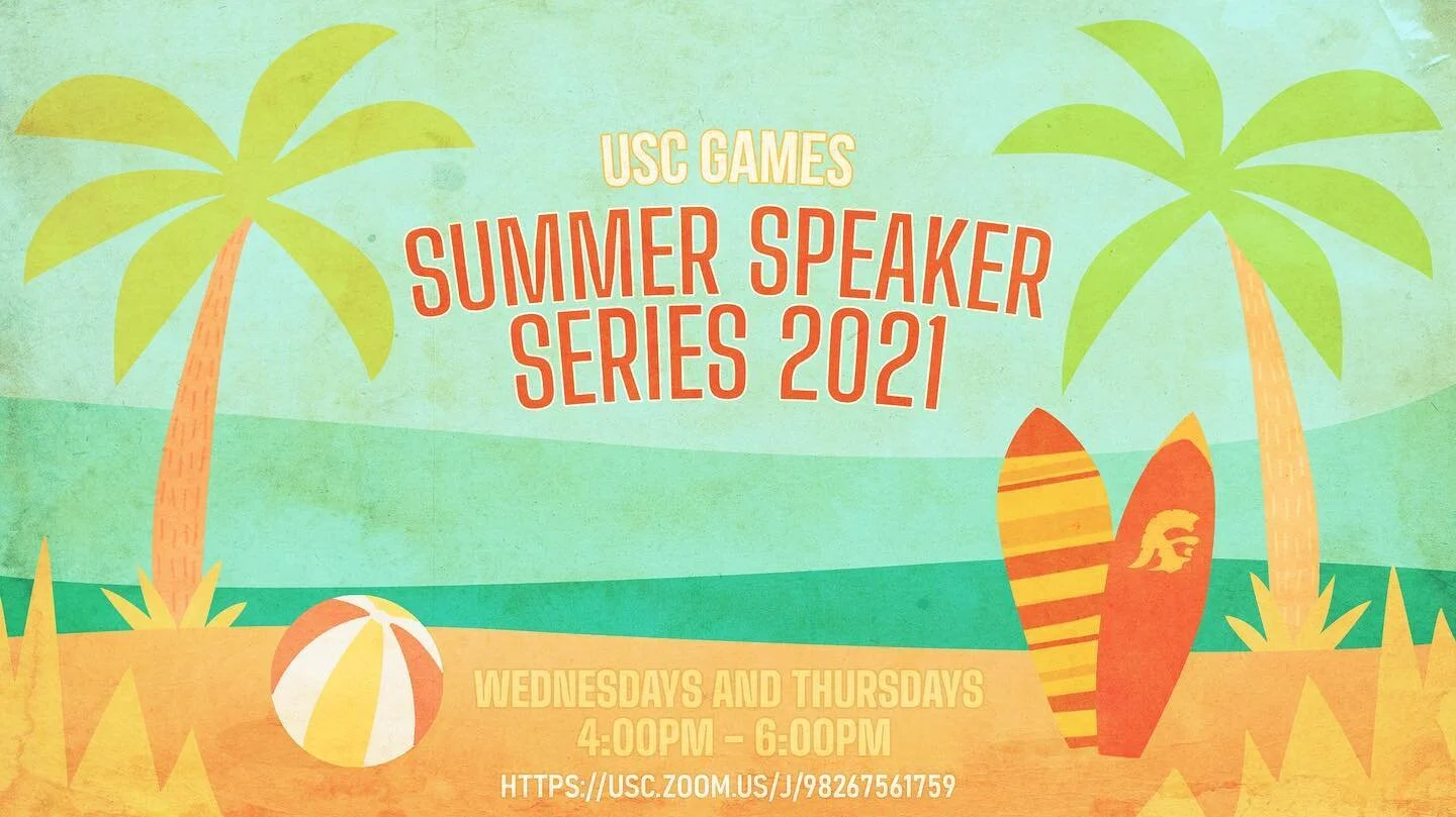 Join us every Wednesday and Thursday from 4 p.m. to 6 p.m. PT until the fall semester for our Summer Speaker Series! 

Tonight will be Professor Emeritus, Dennis Wixon, &quot;Debug Your Game's Interface the Fast, Easy Way (RITE)&quot;. 

Tomorrow wil