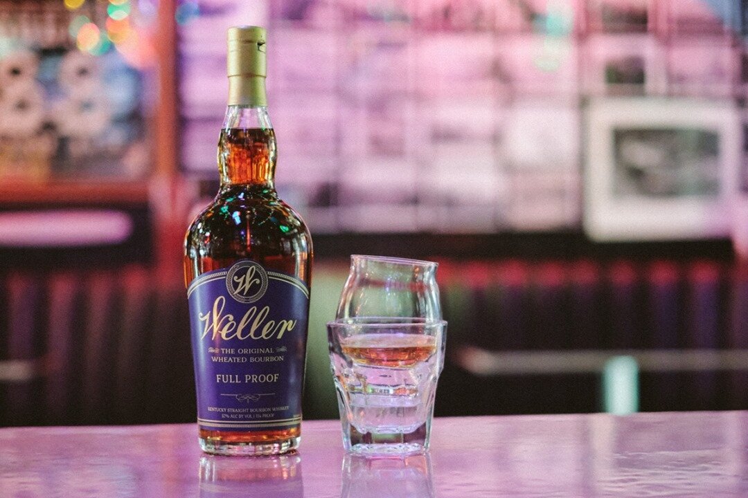 If you haven't tried Weller Full Proof. Well...it's here waiting for you the next time our doors are open. It's a 114 proof...hence the name of the #whiskey. In fact it is so named because the original distillate going into the barrels was 114 proof.