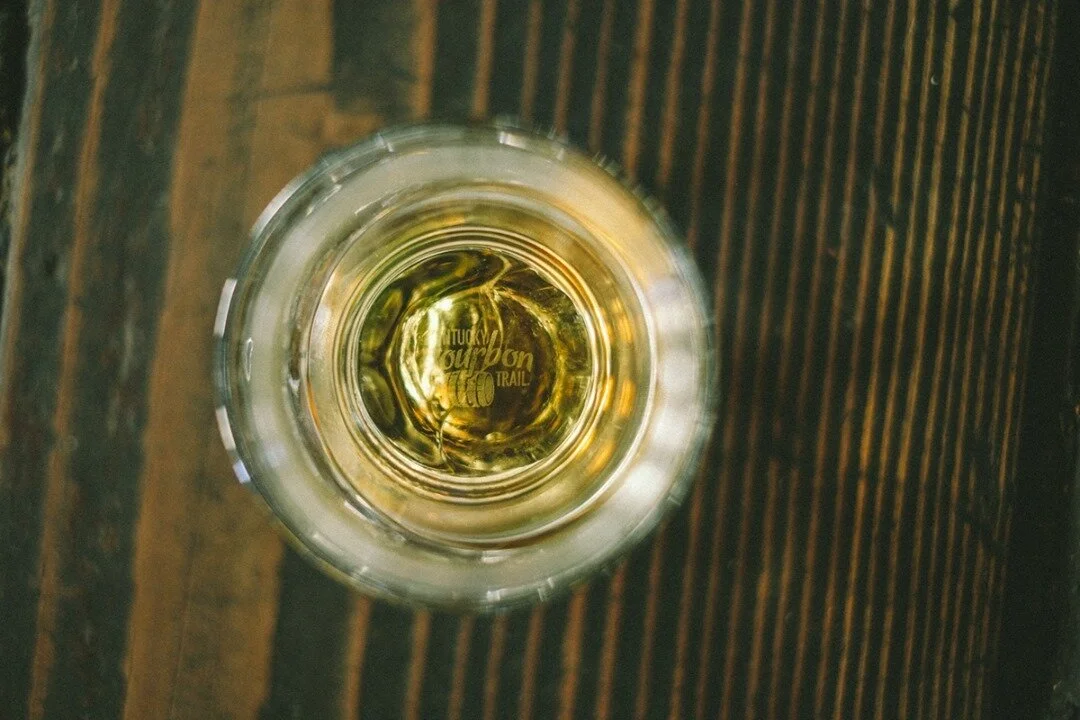Whoa whoa whoa....did you guys know that Bourbon Trail mark was at the bottom of our glasses?  Or are we late to our own party? Again.