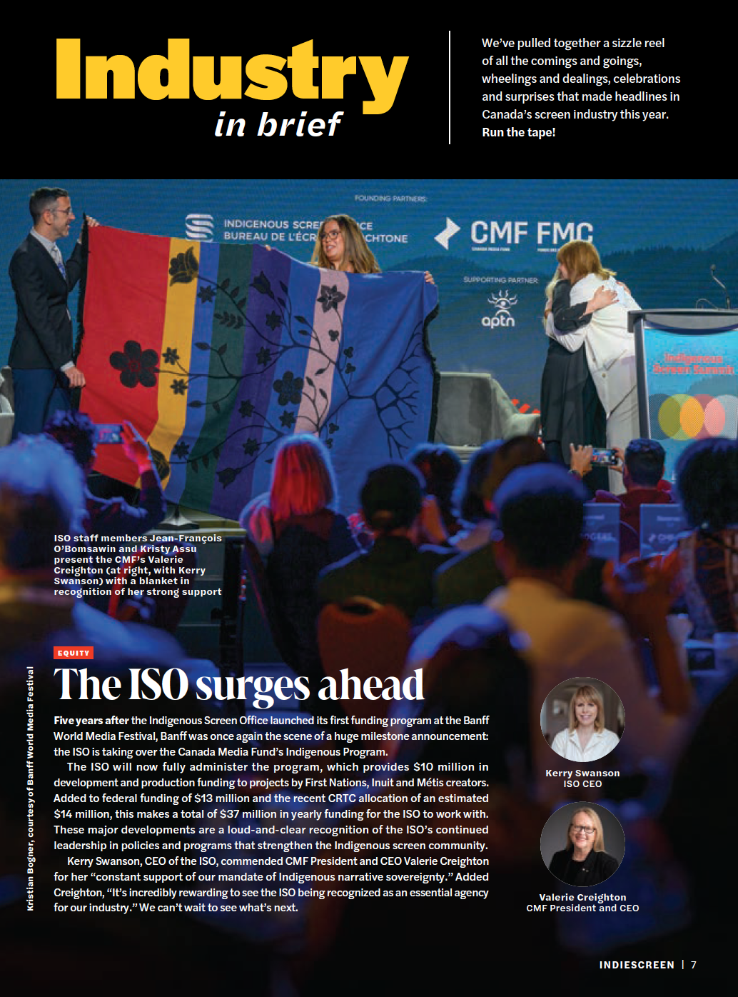 A roundup of the industry's most pertinent headlines, featured near the front of every issue