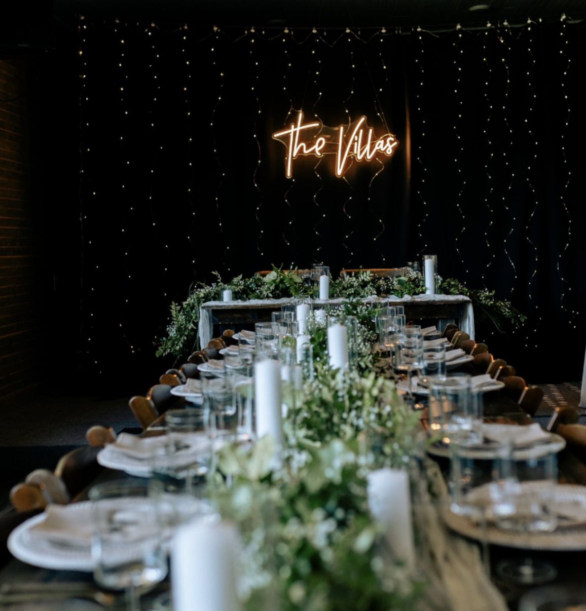 6 Farm Tables with Wooden Chairs