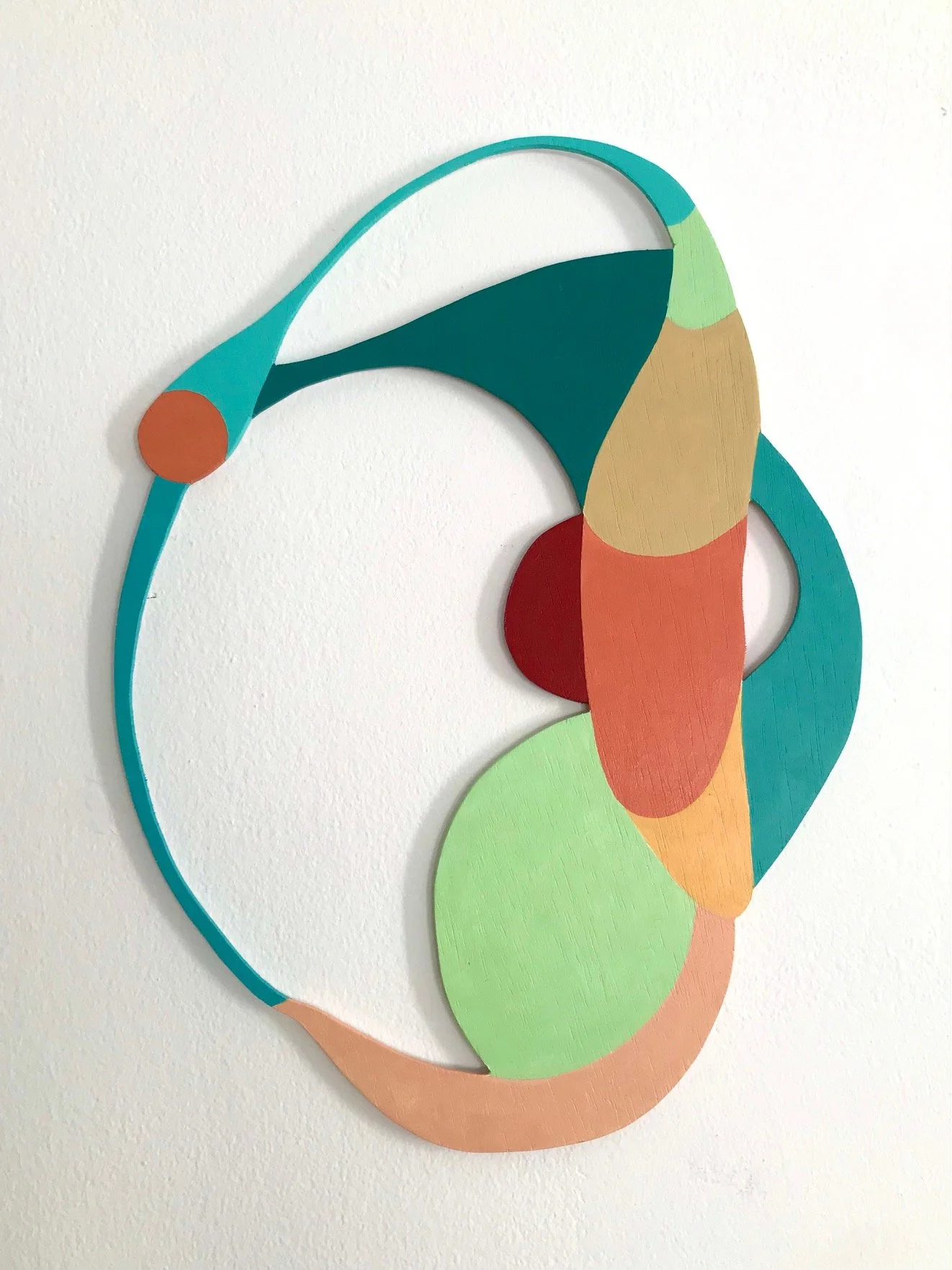 "information" - serie: stimuli / 2025 / 27 x 32 cm / acrylic paint and transparent varnish on wood / Ref.Nr. JVH - WS 01/005