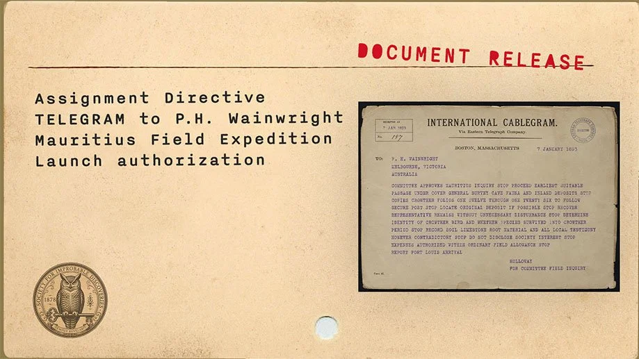 Wainwright Expedition Authorization Telegram