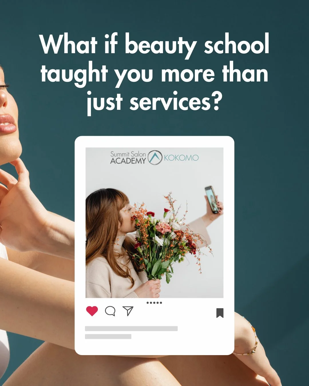 Did you know social media is part of the education at Summit Salon Academy Kokomo?

While many beauty schools focus solely on technical skills, we also prepare you for the modern beauty industry&mdash;where your online presence matters just as much a