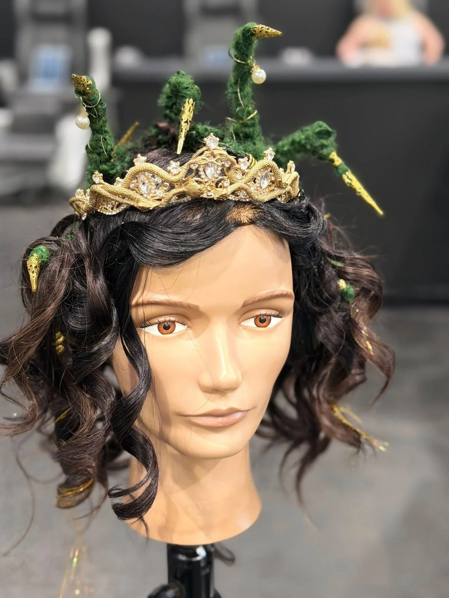 by Crystal - Cosmetology A Medusa Inspired Style! #SSAKOKOMO #SummitSalonAcademy #KokomoBeauty #KokomoIndiana #SalonEducation  #KokomoBarbers #Cosmetology #KokomoCosmetology  #KokomoNails  #MassageTherapy #KokomoMassage #Esthetics #KokomoEsthetics