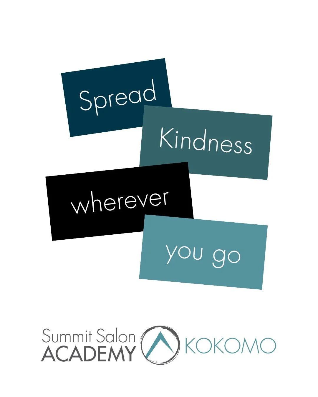 A little reminder you might need today 🤍

Kindness never goes out of style&mdash;and it always leaves a lasting impression ✨

Spread it everywhere you go 💫
&mdash; Summit Salon Academy Kokomo #SSAKOKOMO #SummitSalonAcademy #KokomoBeauty #KokomoIndi
