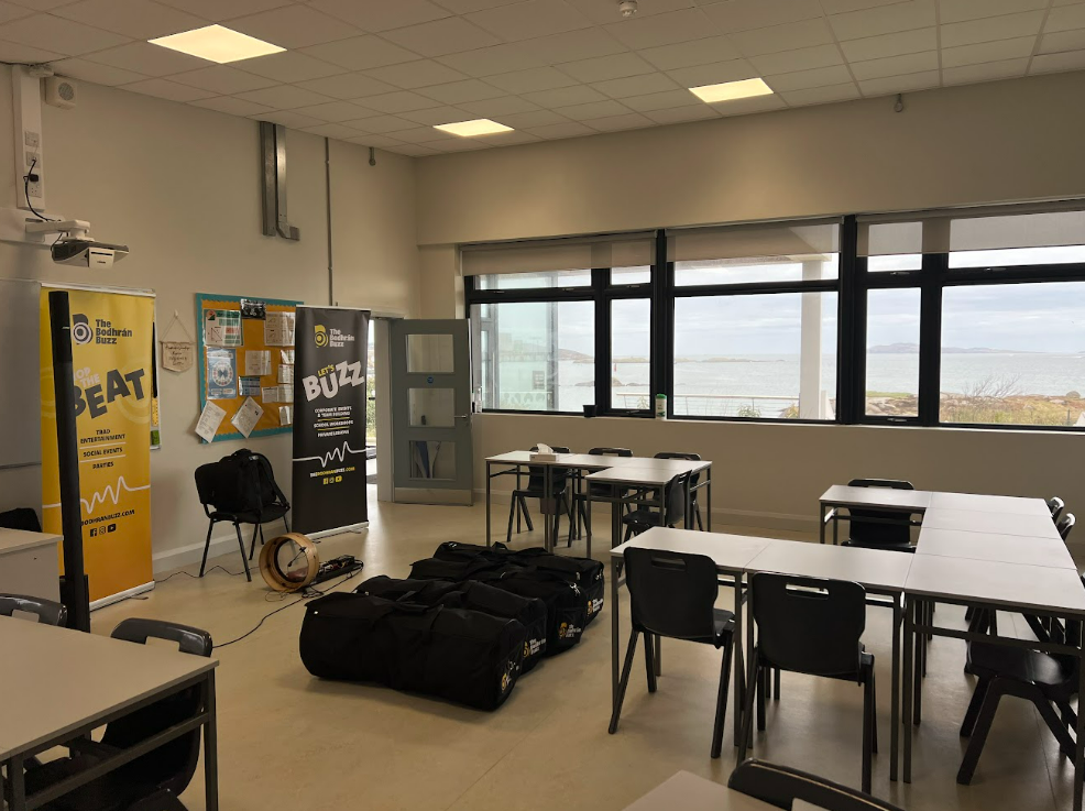 School workshop set up