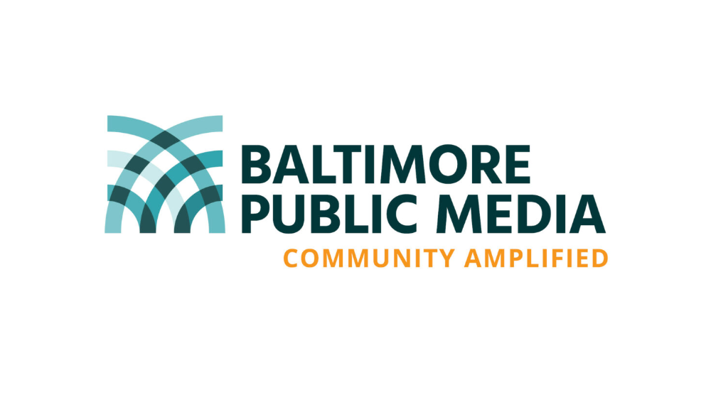 Baltimore Public Media logo with the tagline 'Community Amplified'.