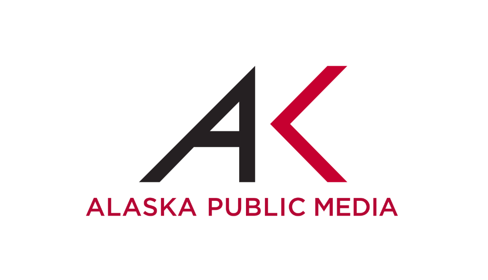 Logo of Alaska Public Media with stylized letters 'A' and 'K' in black and red, and the text 'Alaska Public Media' below.