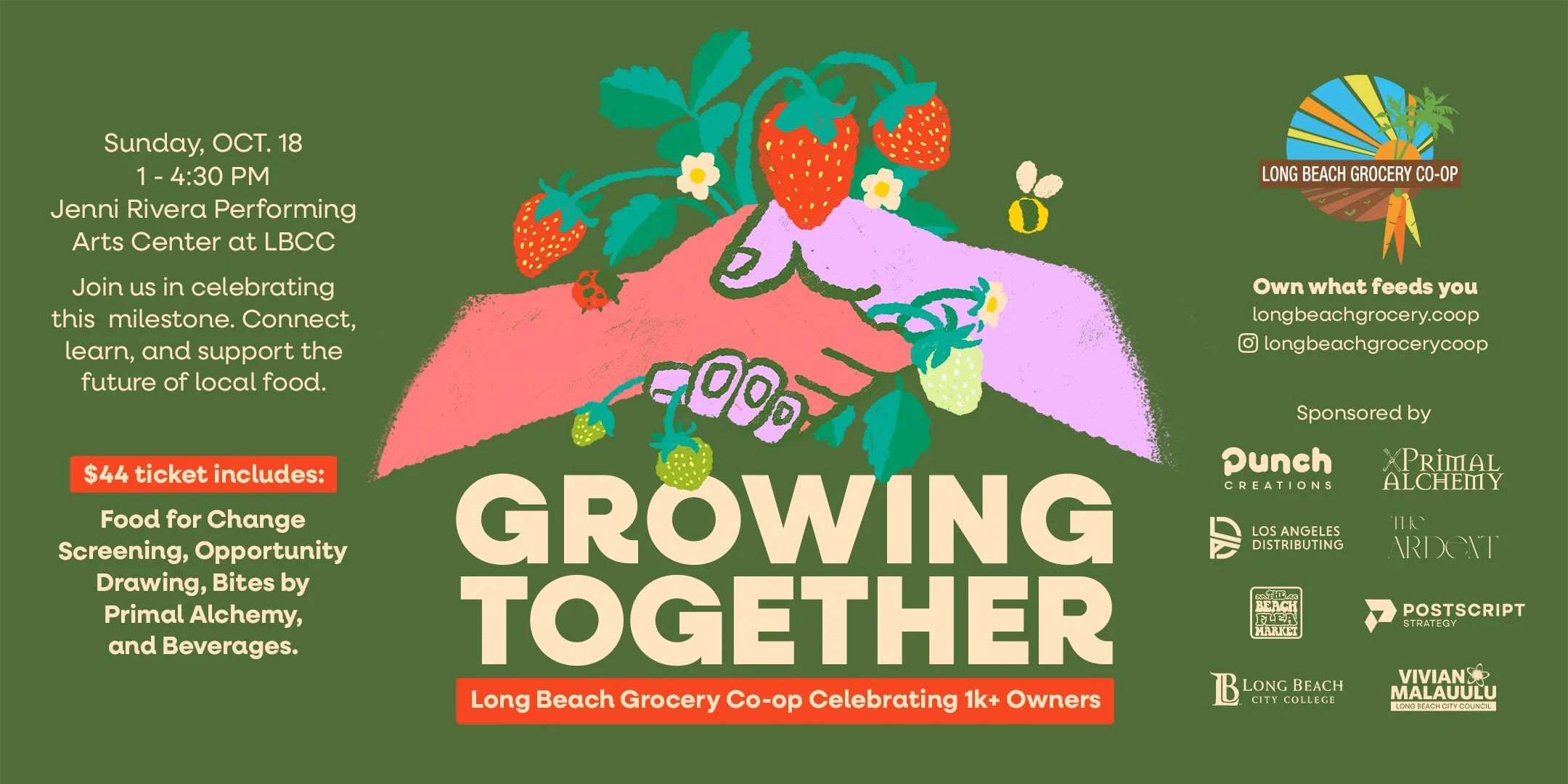 GROWING TOGETHER: Food for Change Film Screening &amp; Fundraiser