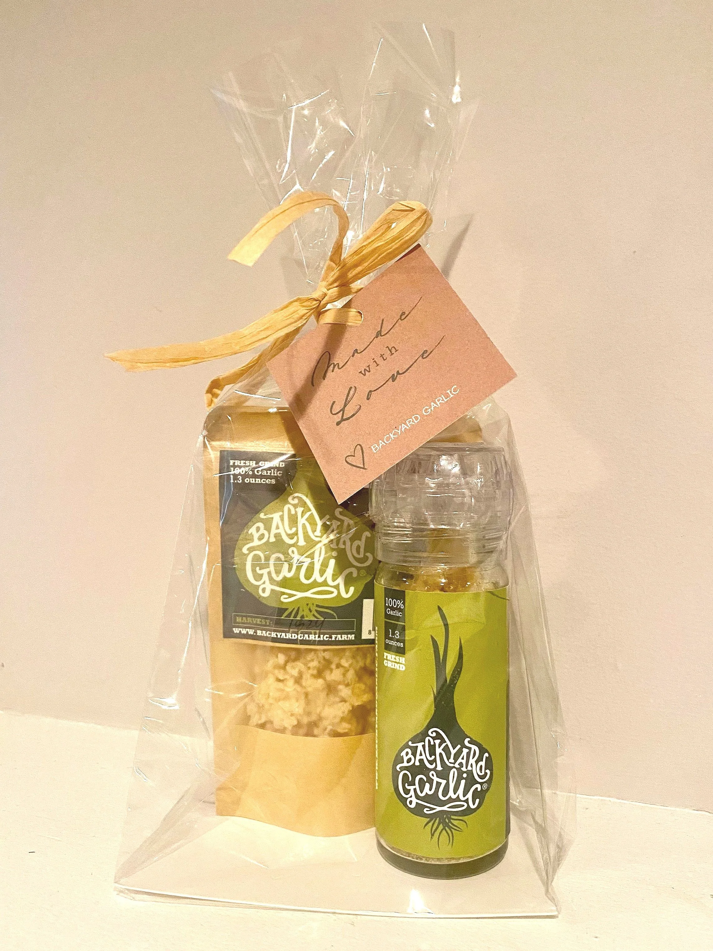 Backyard Garlic Gift Set (jar + refill)