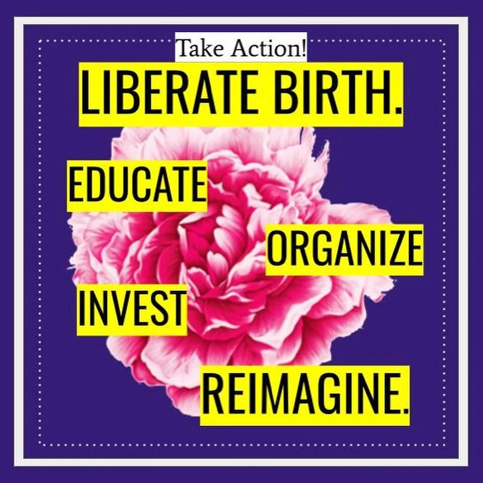 If we can liberate birth, imagine what else we can do!

Together we can create a world where full-spectrum care is accessible to all birthing people &amp; their families. #ReproductiveJustice uplifts all of us. 

EDUCATE ourselves about BBIPOC-led so