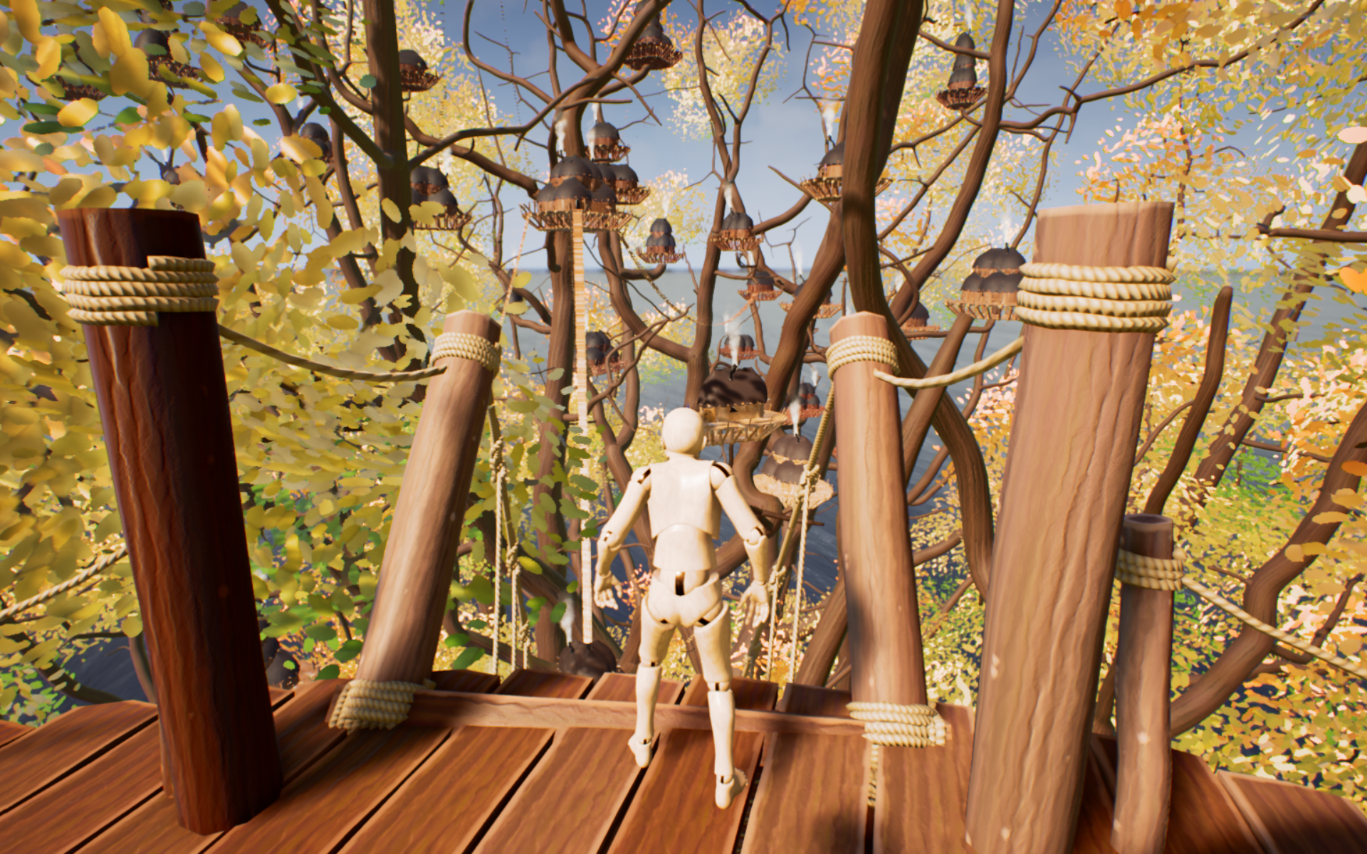 Procedural Treetop Villages