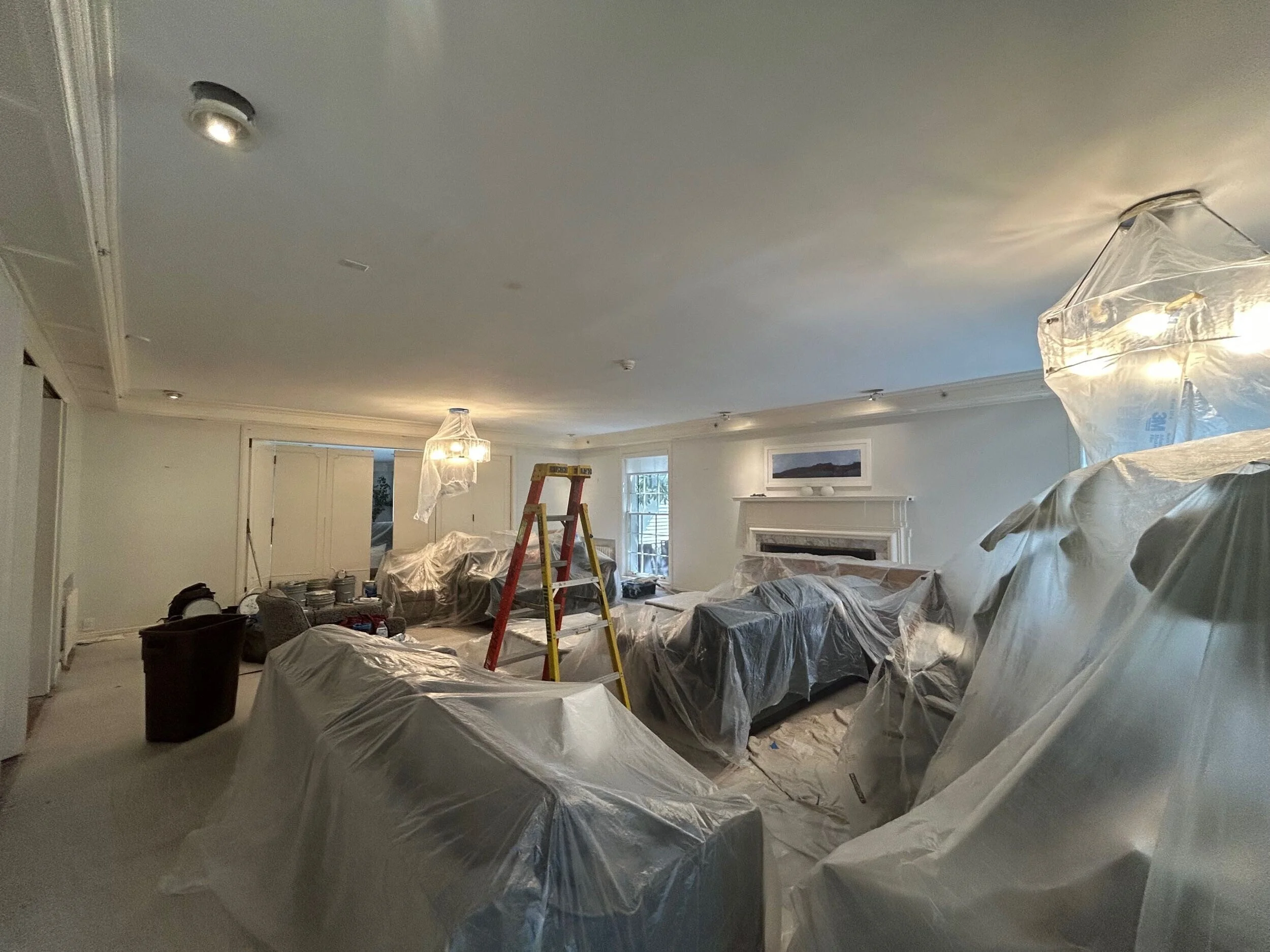 interior painting in seattle – ballroom repaint sorority house for university of washington
