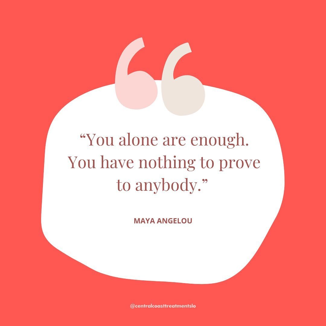 You are enough as you are. You don&rsquo;t have to prove anything to anyone 💞