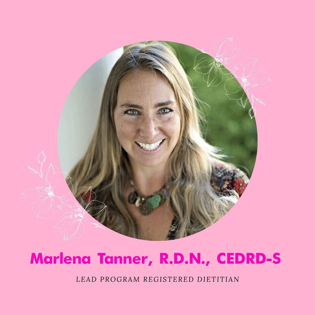 Meet another member of the CCTC team! Today we are sharing a bit about our Lead Program Registered Dietitian Marlena Tanner, R.D.N., CEDRD-S! 

@marlenatanner is a Certified Eating Disorder Dietitian-Supervisor through the International Association o