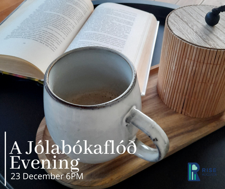A Jólabókaflóð Evening: Silent Book Club & RISE Augusta Book Drive
