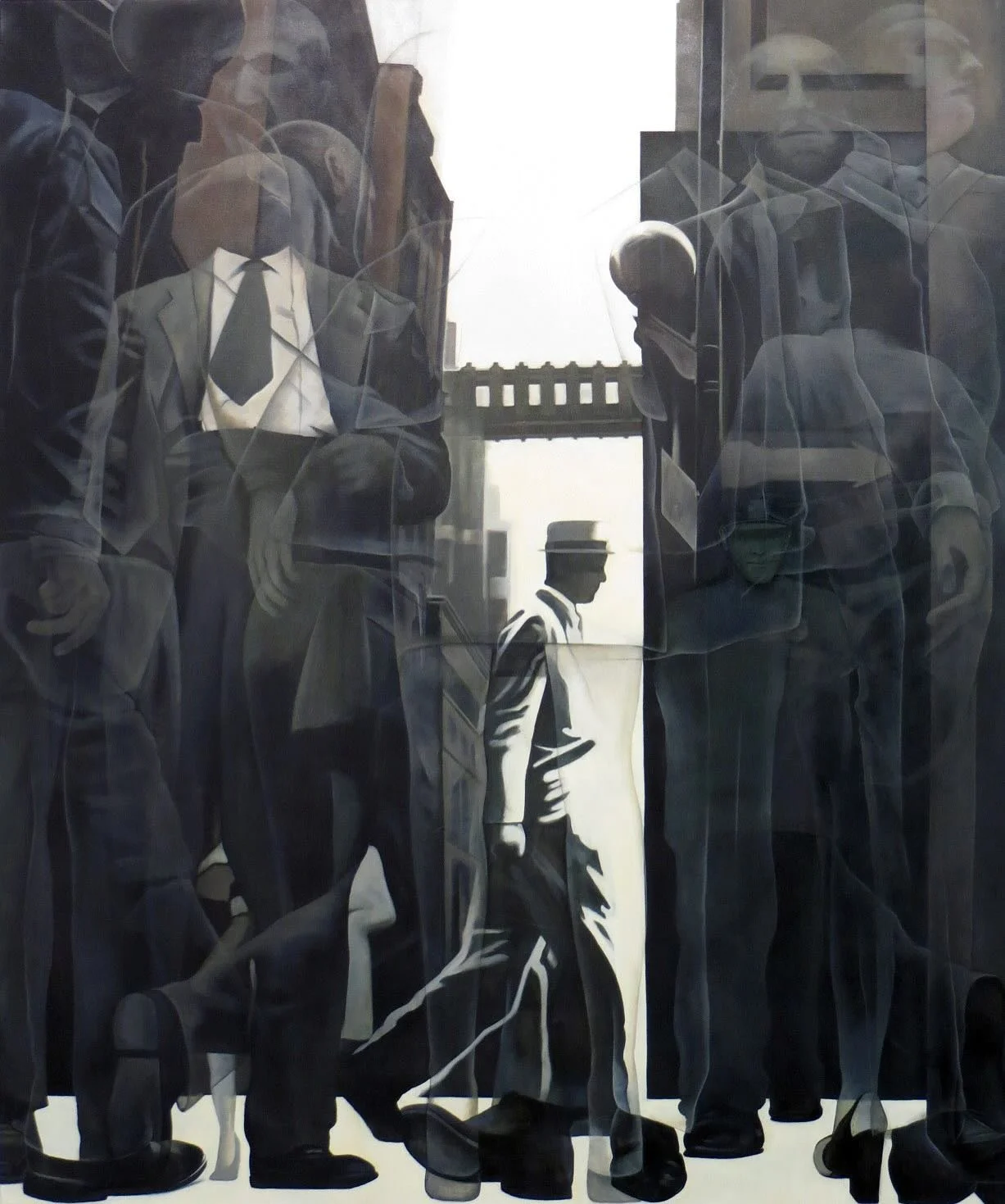 &ldquo;Wall Street: 2009-03-05 14:22:17&rdquo;, one of my favorite paintings from the &ldquo;Following the Tape&rdquo; series, is on view through January in the gallery at Frisian Motors located at 3440 Walnut Street in Denver, CO. 

The Dow Jones In