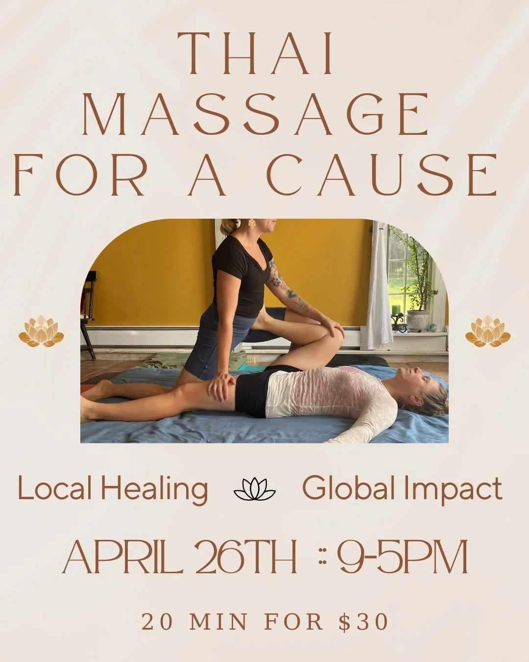 Thai Massage for a Cause