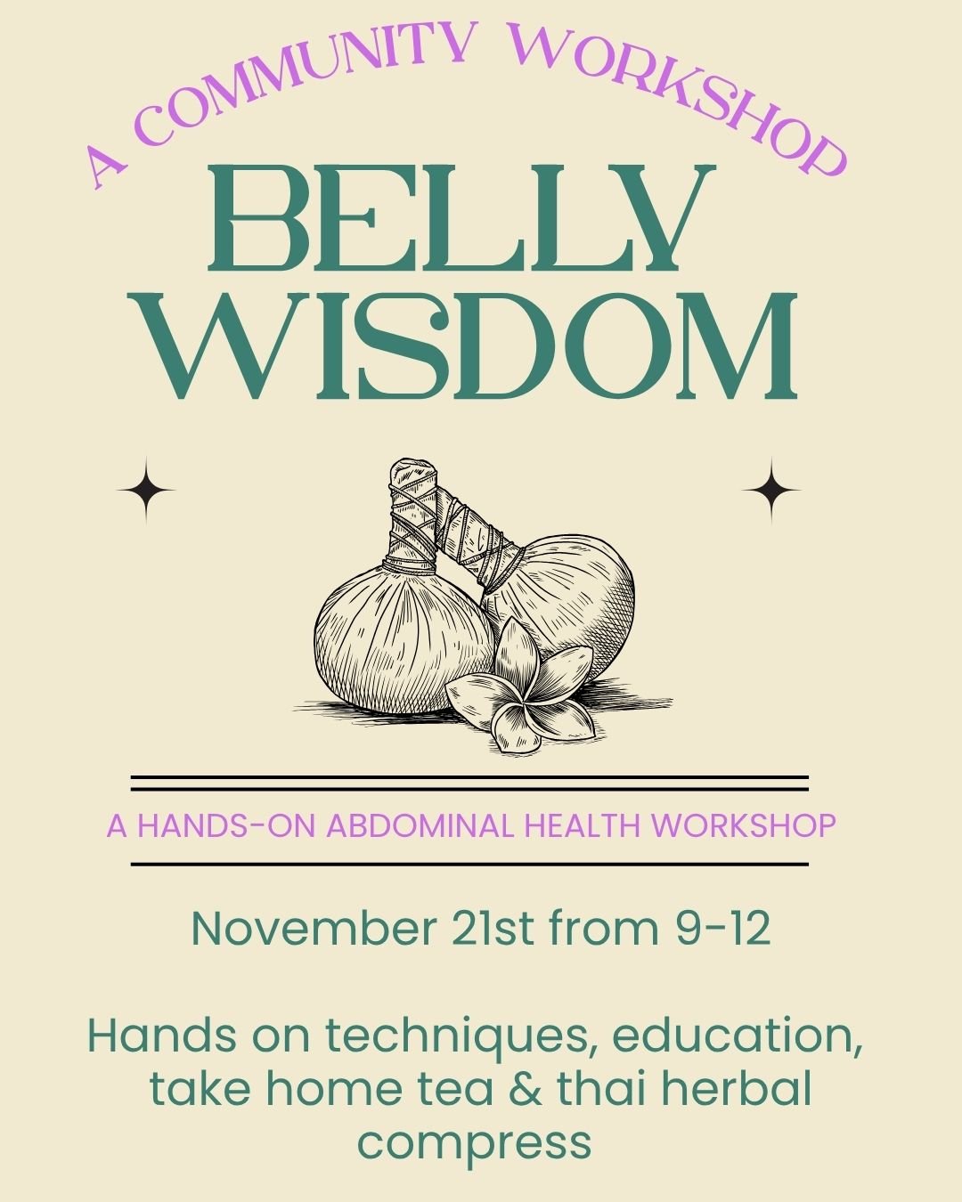 Belly Wisdom: A Hands-On Abdominal Health Workshop