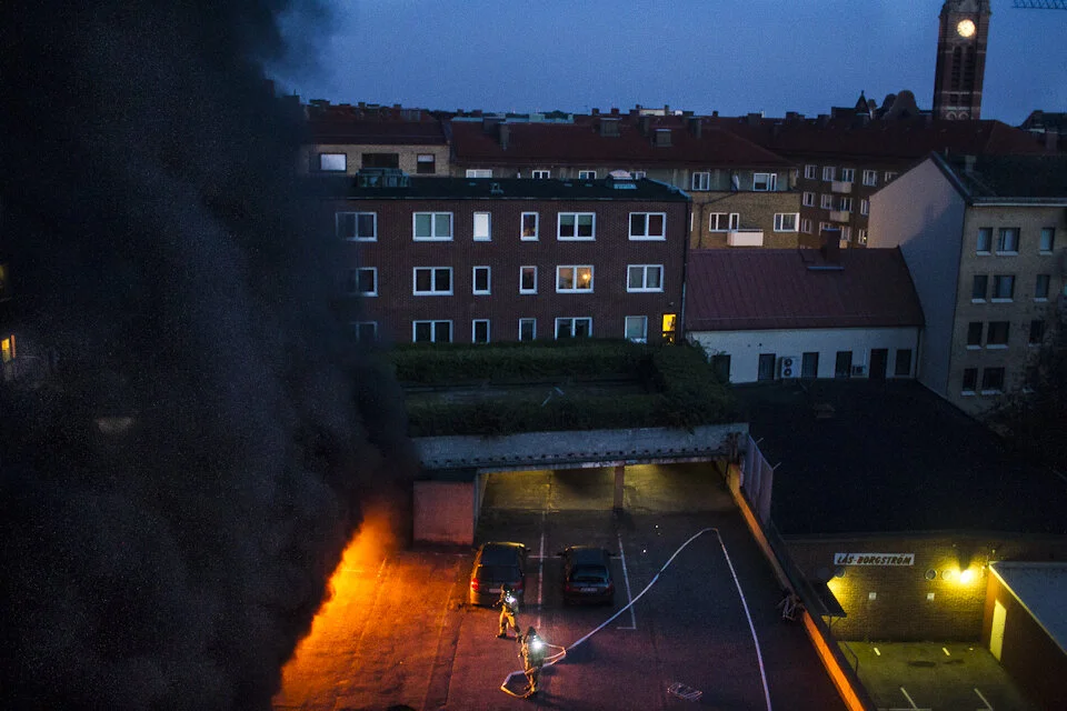 bilbomb i Malmö