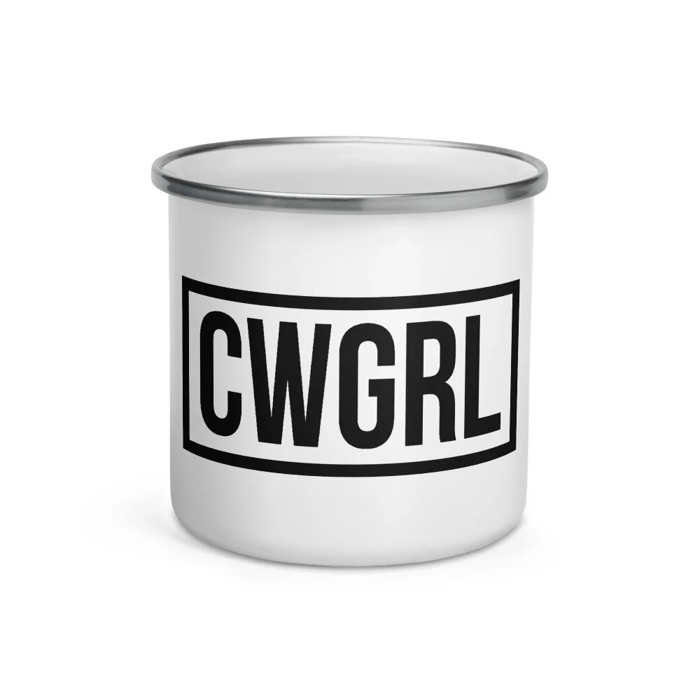 CWGRL Enamel Mug
