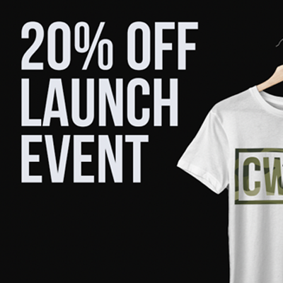 20% OFF LAUNCH EVENT