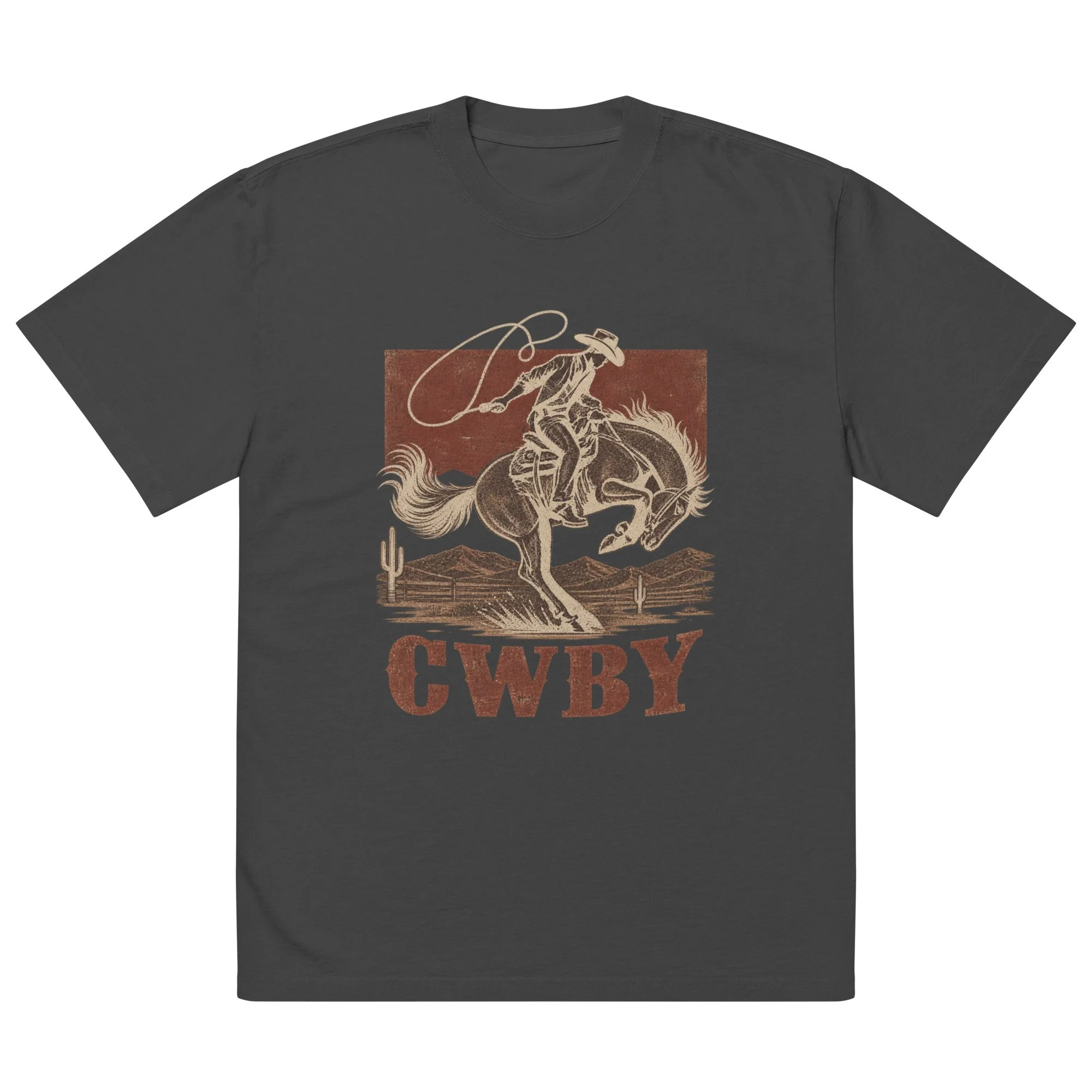 BUCKIN CWBY (Oversized vintage tee)
