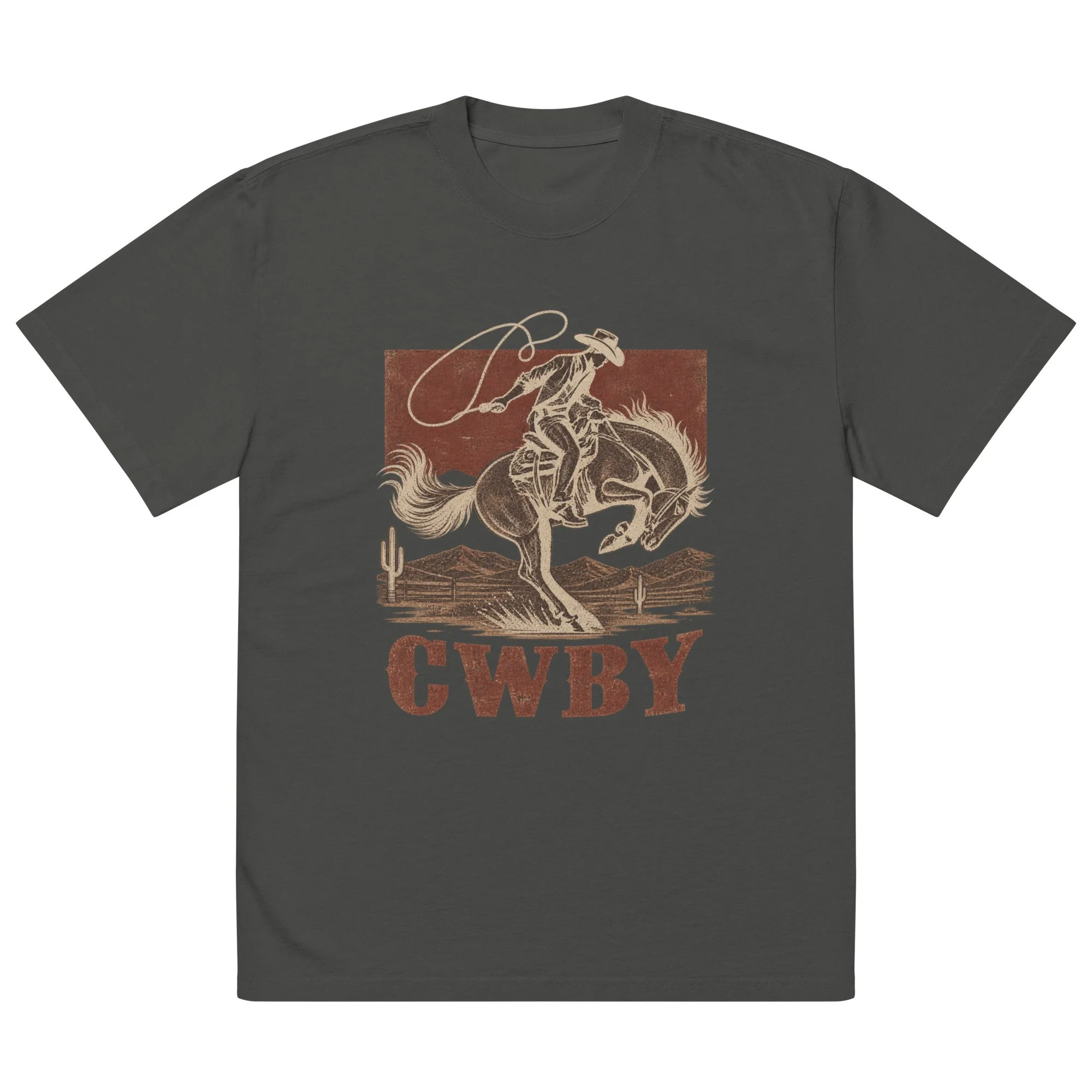 BUCKIN CWBY (Oversized vintage tee)