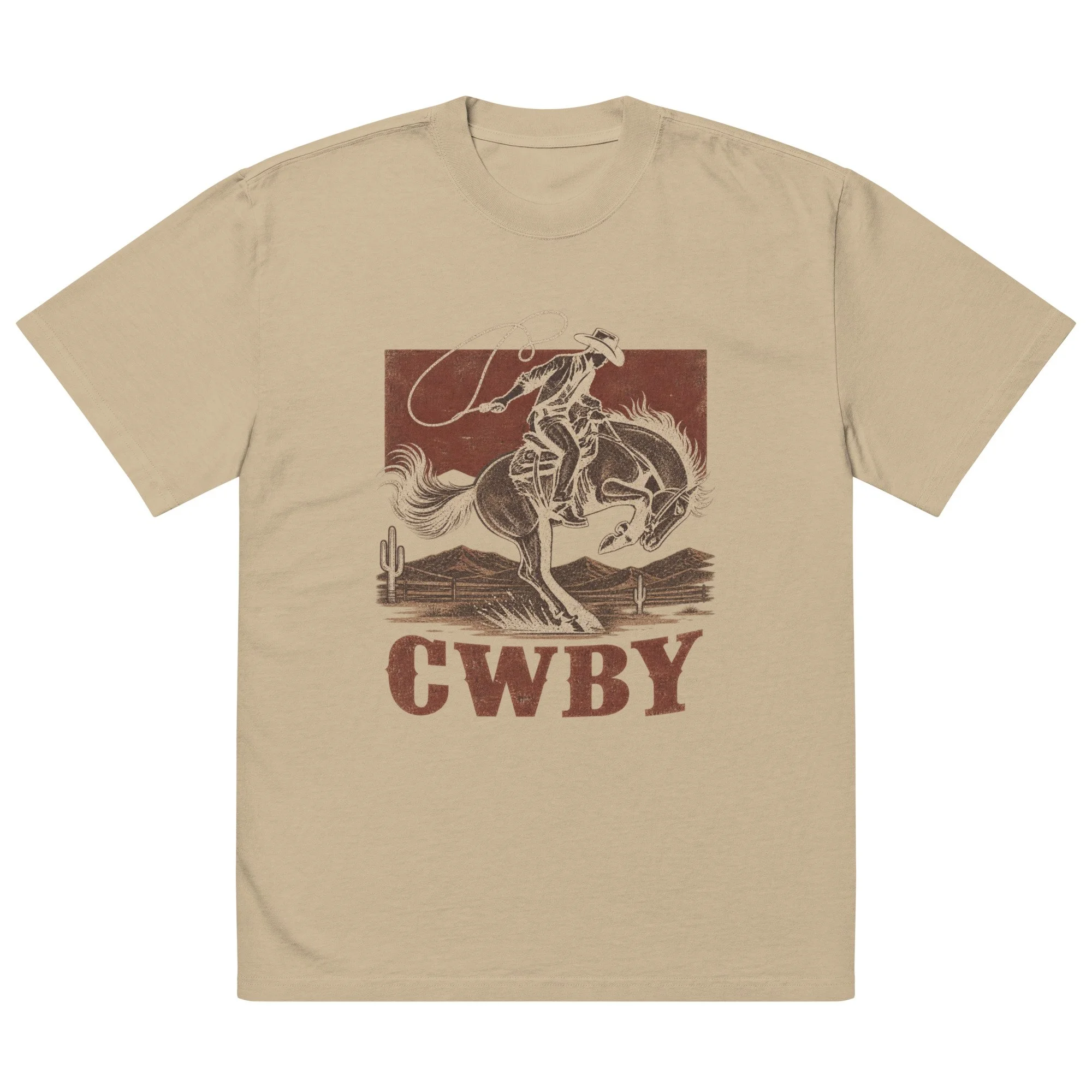 BUCKIN CWBY (Oversized vintage tee)