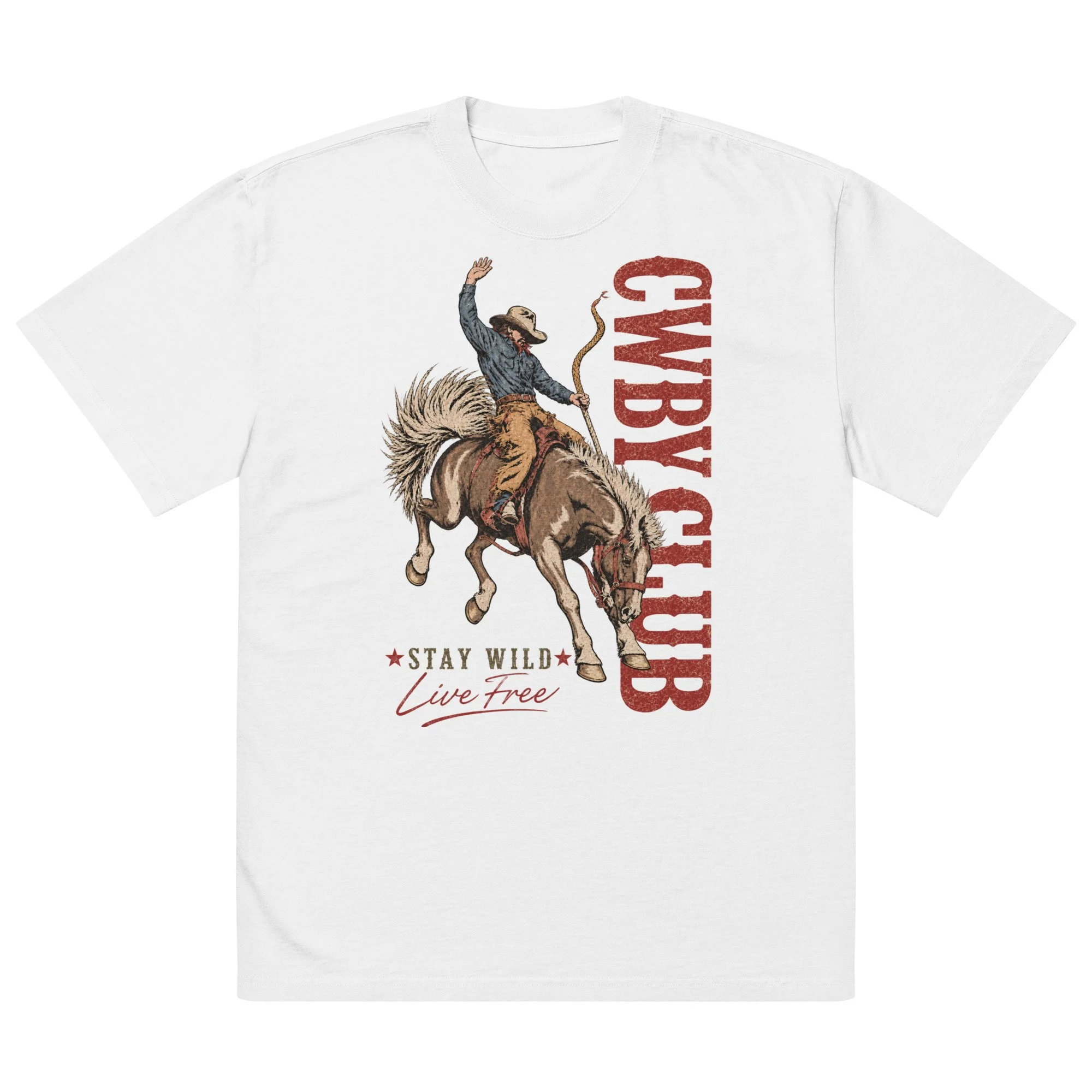 STAY WILD CWBY CLUB (oversized)