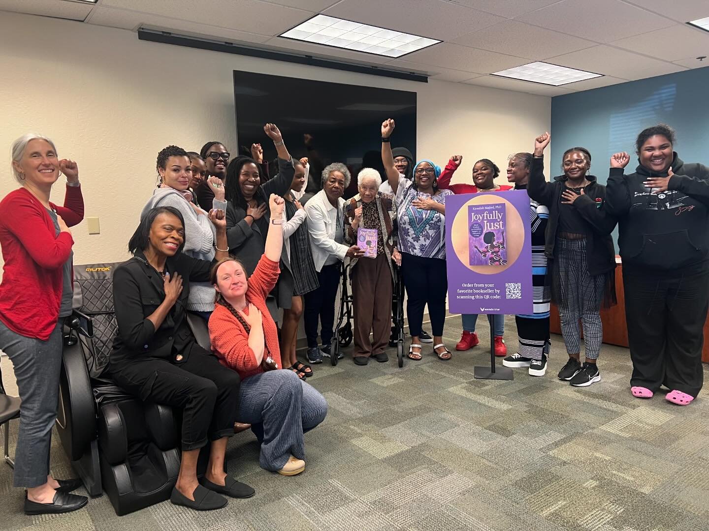 A very special thank you to the Helen Rucker Center for Black Excellence at California State University Monterey Bay for engaging dialogue on how to remain joyful as we advance justice. I was delighted to gift an inscribed copy of my book Joyfully Ju