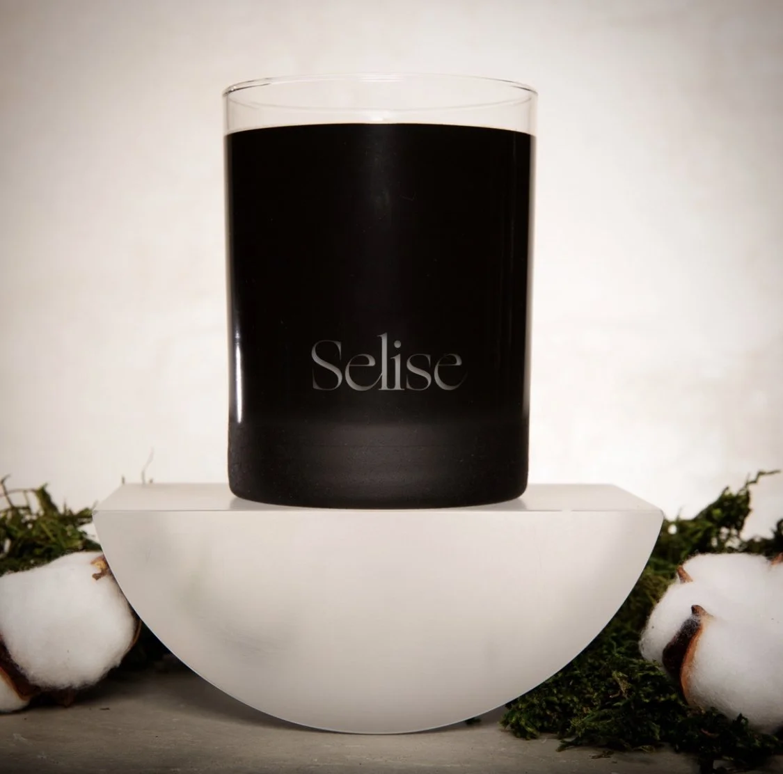 selise studios candles custom glassware packaging 