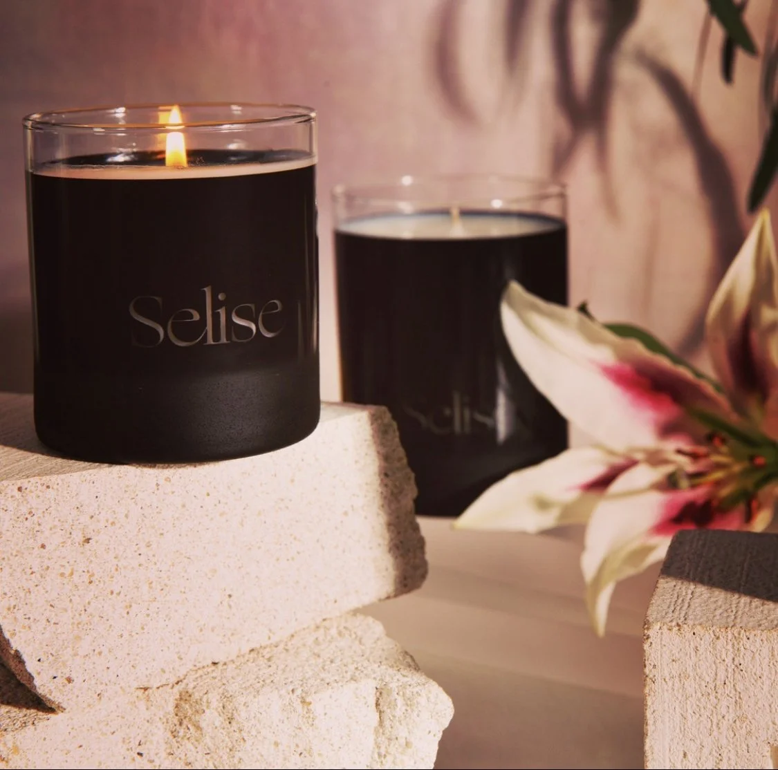 selise studios candles custom glassware packaging 