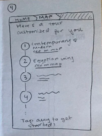 4. GalleryPal creates a tour of the museum based on Angela’s interests