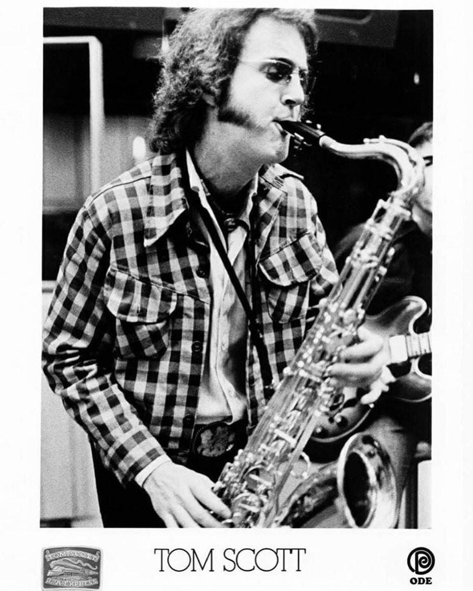 Press photo from the L.A. Express days.  How about those sideburns!
&hellip;

#tomscottandthelaexpress #oderecords #sneakinintheback #tomscottjazzman #joesample #johnguerin #maxbennett @larrycarlton335