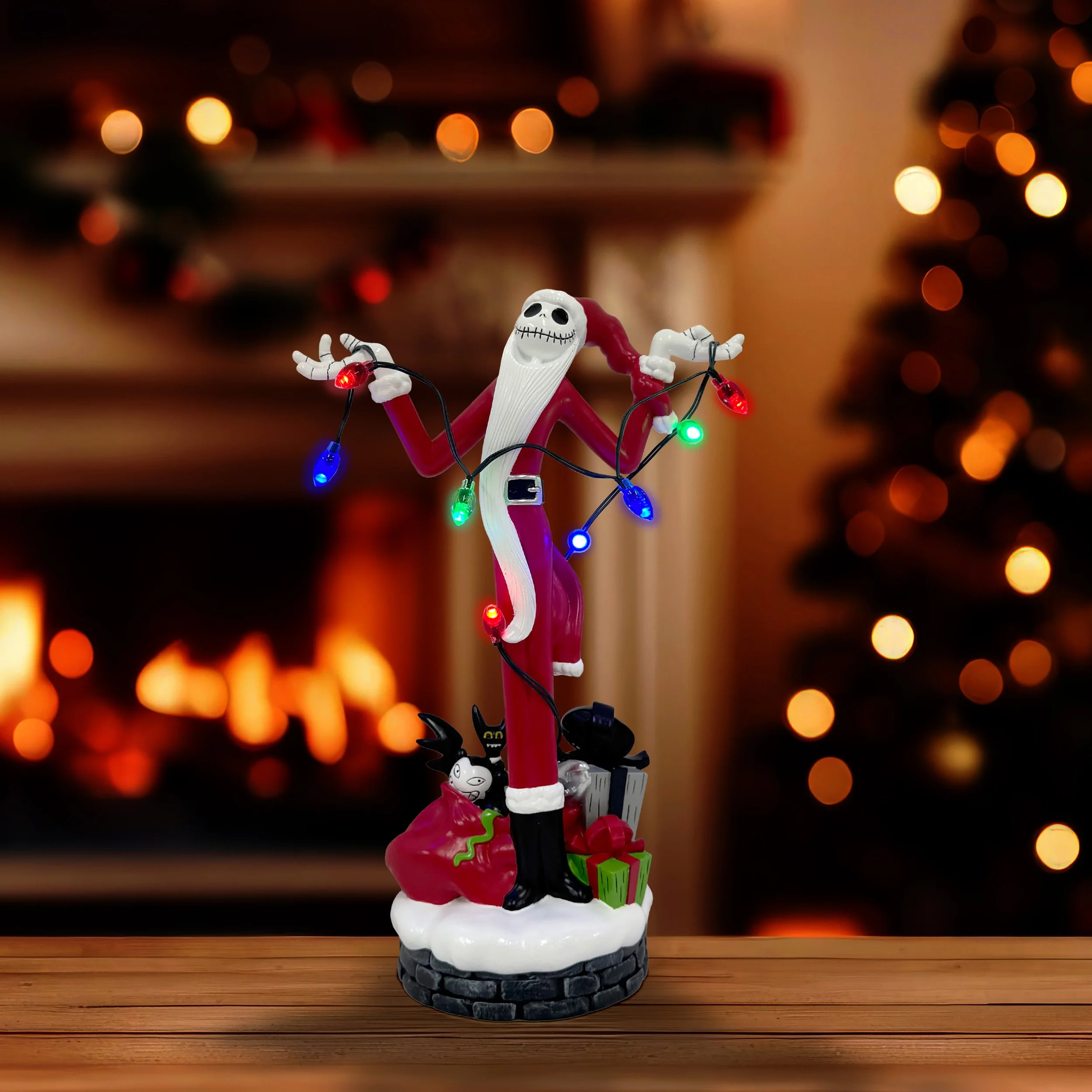 12_ Santa Jack Clause HOL LED Light Up Garden Statue w_ String Lights_5.jpg