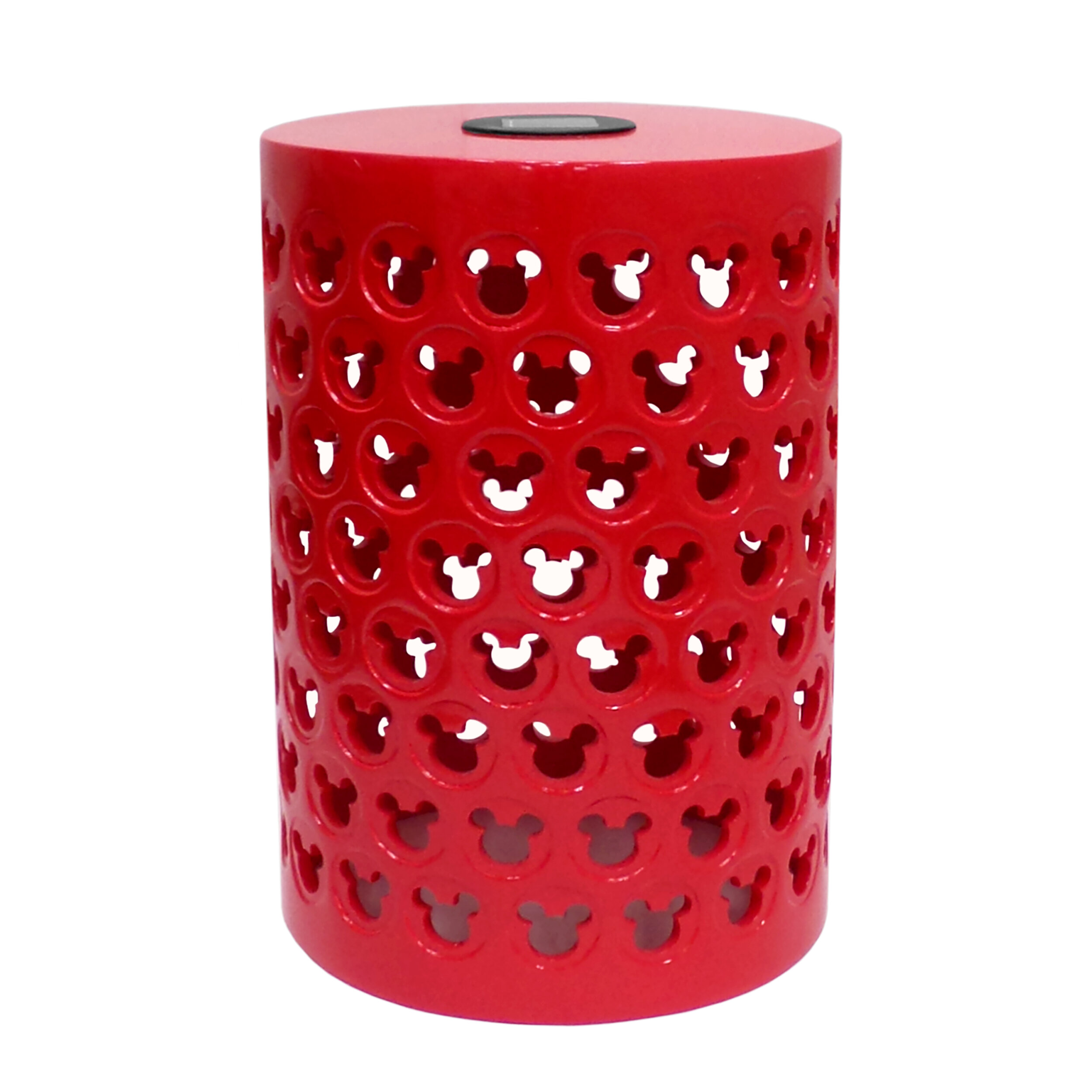 MICKEY MOUSE RED SOLAR POWER CERAMIC GARDEN STOOL_1.jpg