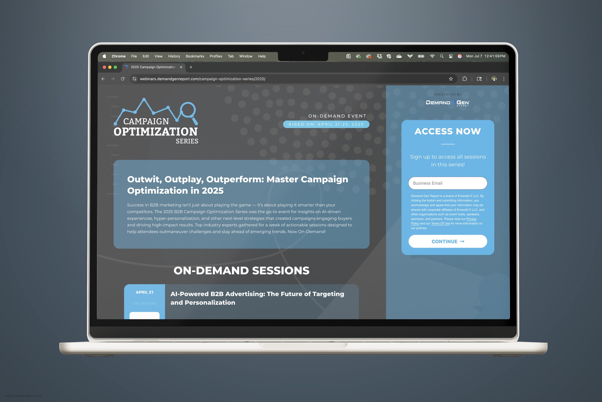 Websites and Microsites