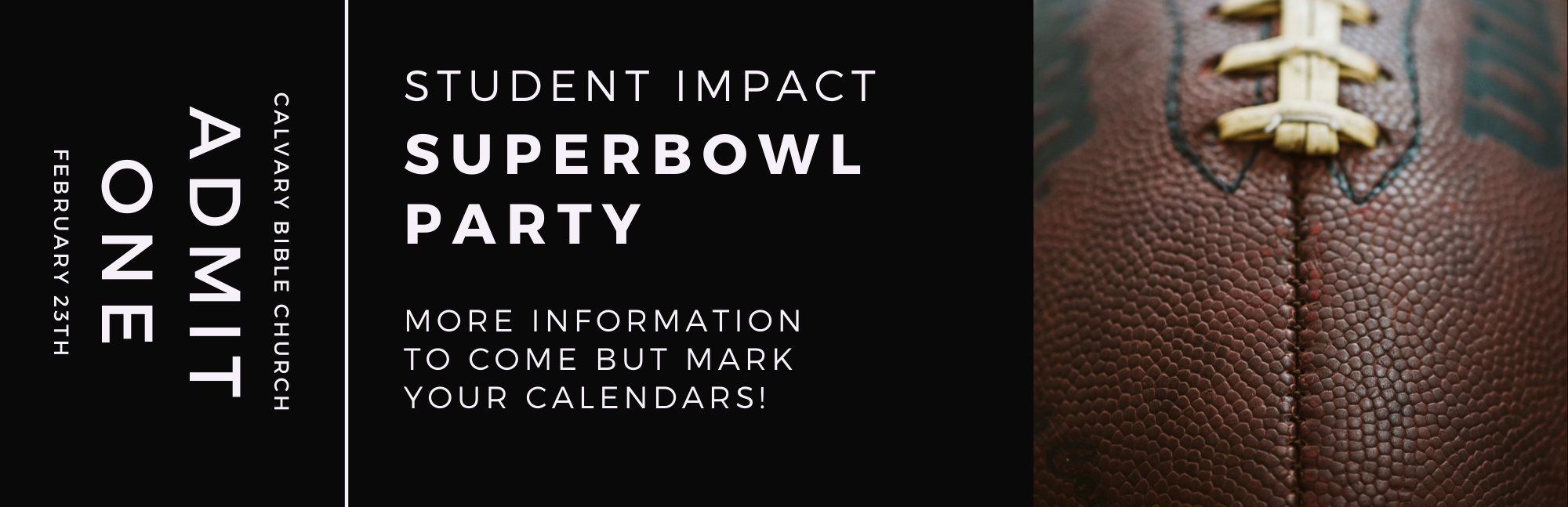 Student Impact SuperBowl Sunday