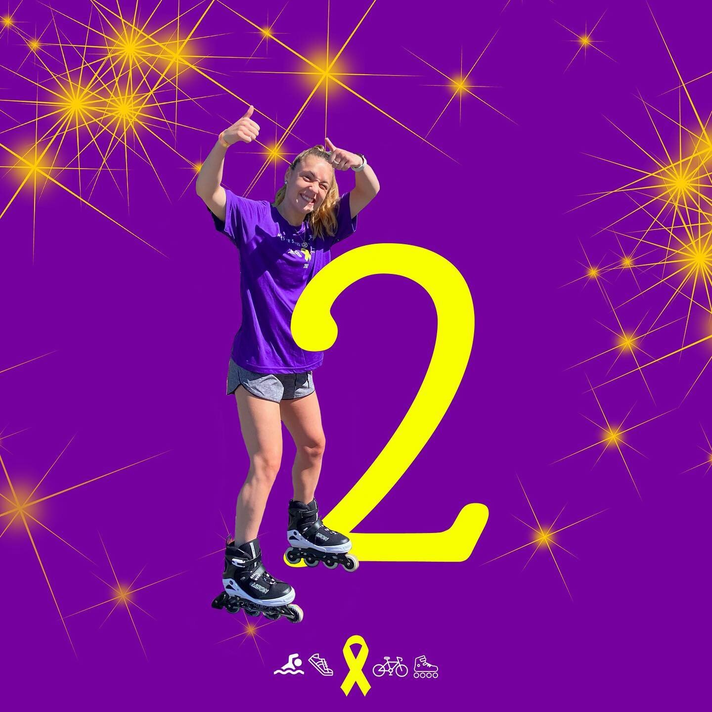 2 DAYS LEFT TO REGISTER FOR THE MILES FOR SMILES VIRTUAL CHALLENGE 🏊🏼&zwj;♂️🚴🏼&zwj;♂️🏃🏻&zwj;♀️🏌️&zwj;♂️

Link to register and donate in our bio💜💛#KeepSmiling