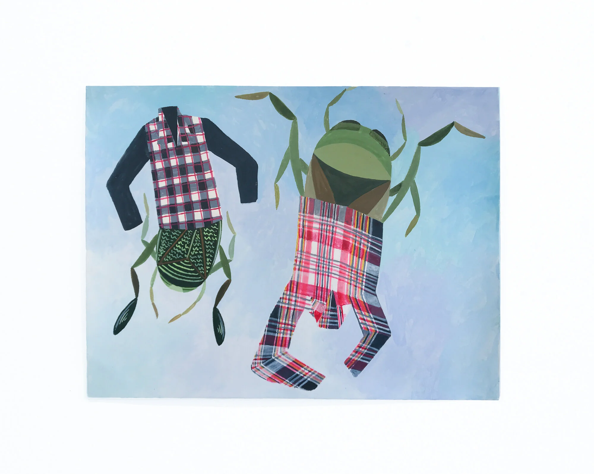 Nancy Mladenoff, May 20, 2020, 2020, acrylic ink on paper, 9.5”x12”