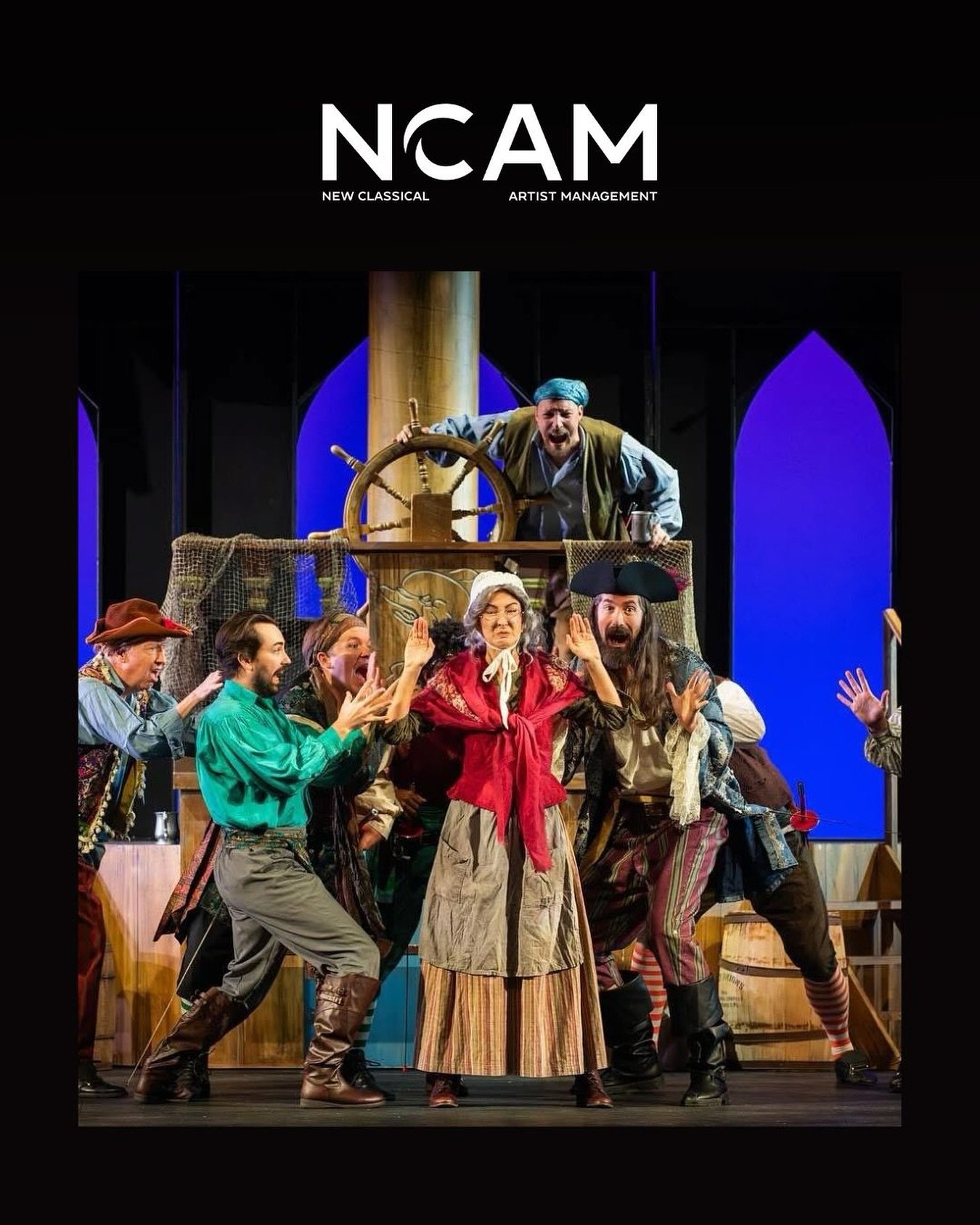 ✨ Congrats to NCAM artist and contralto @emilygeller on opening night of The Pirates of Penzance with @saltmarshopera !⚓️ Emily takes the stage in one of her signature roles&mdash;Ruth&mdash;in Gilbert &amp; Sullivan&rsquo;s beloved comic opera.

Cat