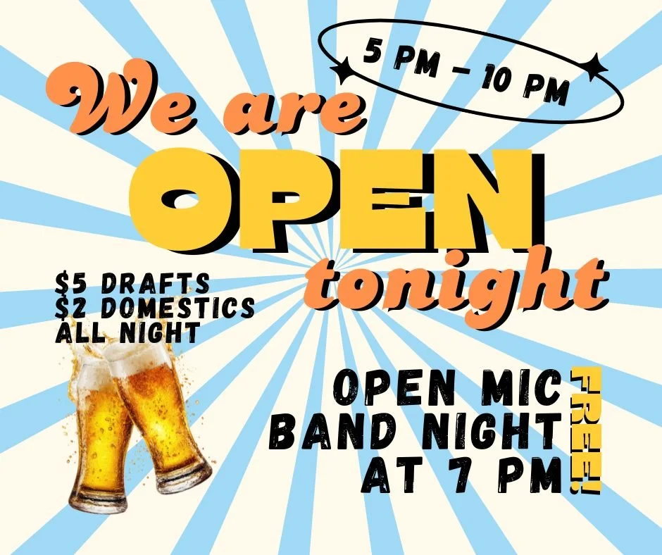 It's time! After a nice long break we are ready to rock.
ㅤ
#reeves #reevestheater #elkinnc #yadkinvalley #livemusic #concert #ncmusic #bar #ncbeer #ncwine #northcarolina  #localfocus #folk #music #country #musicvenue #songwriter #liveshow #drinklocal