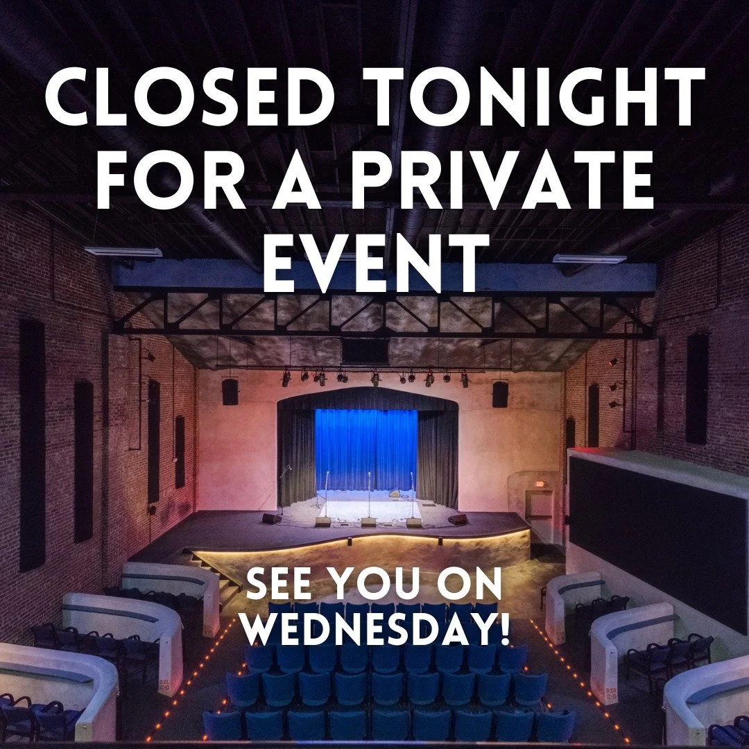 Thanks for visiting us this week, friends! We are closed for a private event this evening (don't forget you can rent the Reeves for your next party, wedding, meeting, and more!)
ㅤ
We'll see you next week!